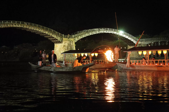 【山口県岩国市】約400年続く夏の風物詩!錦帯橋の「鵜飼」を見に行こう