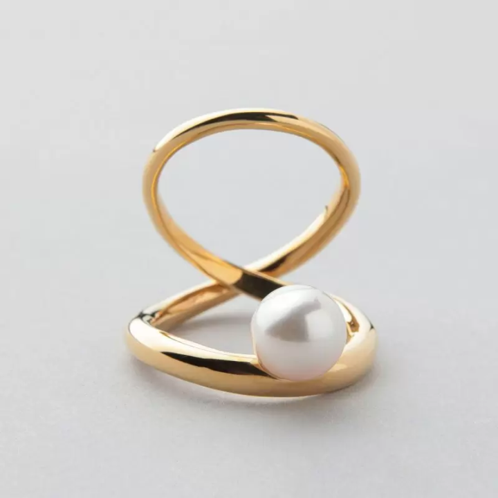 Supple 아코야 진주 더블 링 8.5-9.0mm SV925 GP¥27,500 부가세 포함 