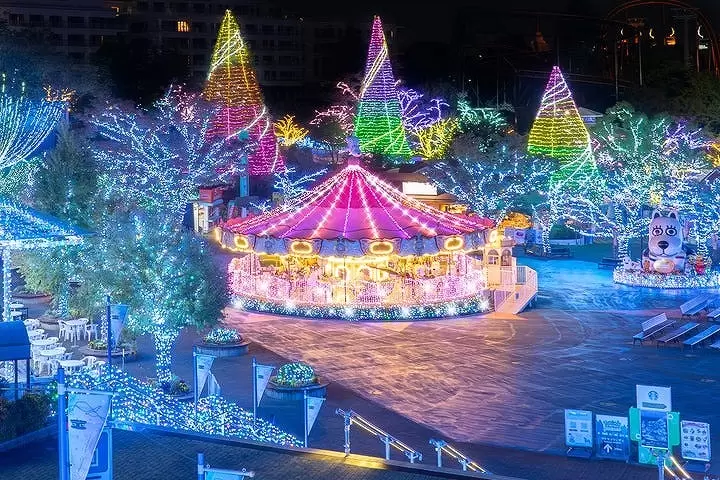 Cherry Blossom Light-up in Tokyo! Yomiuri Land's Jewellumination