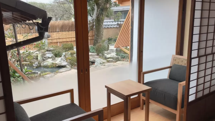 從房間內看到的花園會讓您感到平靜... 