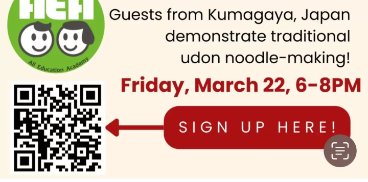 Handmade udon making workshop in USA