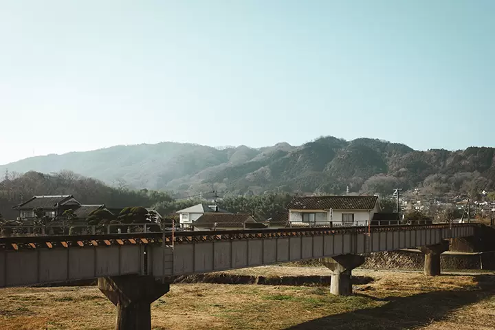 히로시마현 후추시에 있는 SPINGLE의 공장 부근의 모습입니다. 