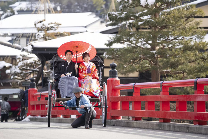 在中橋拍攝的婚紗照 