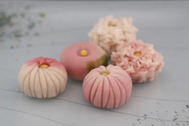 Japanese wagashi sweets