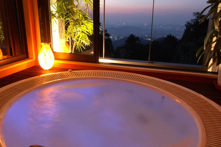 암반욕으로 리프레쉬를!