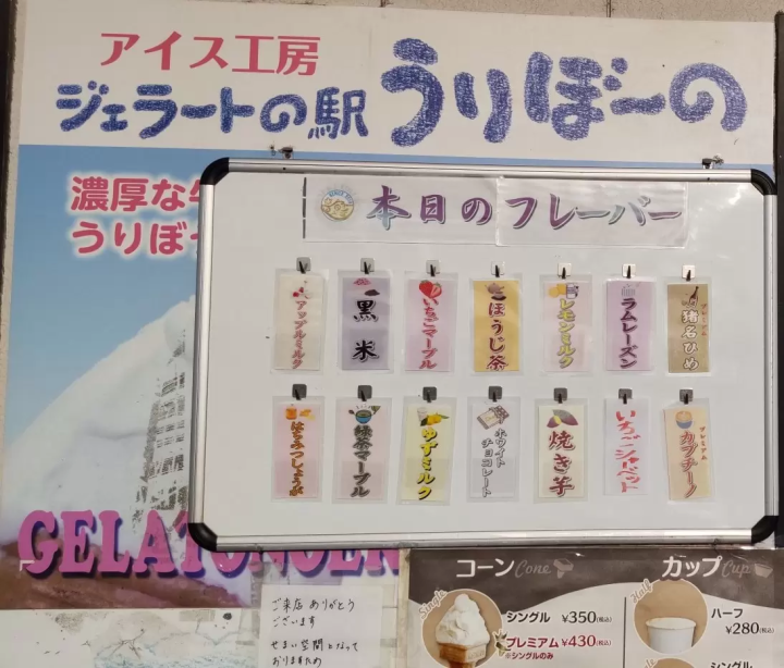 Nemophila field and yellow train