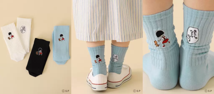 Tabio靴下屋Ｘ櫻桃小丸子：用6種可愛又舒服的聯名質感襪，幫心情加分！