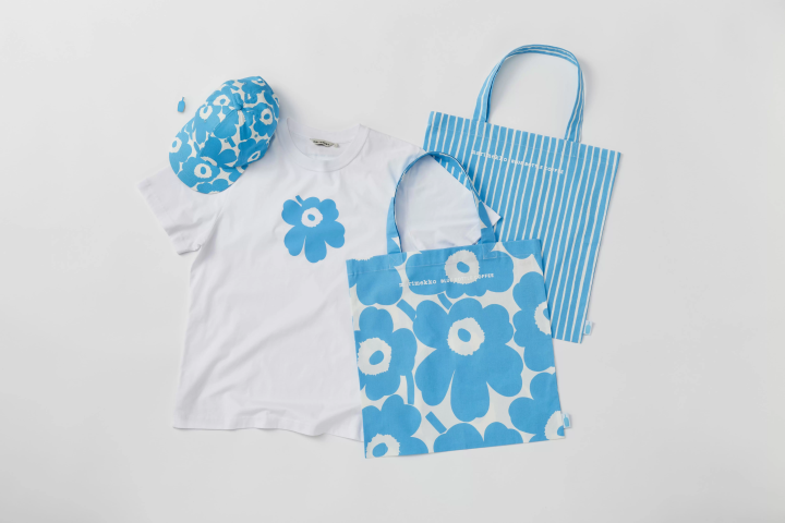 藍瓶咖啡聯名芬蘭設計品牌「Marimekko」經典小花刷上藍瓶色，準備來收藏！