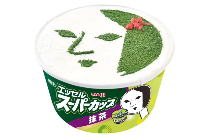 YOJIYA藝妓臉明治超級杯冰淇淋 抹茶