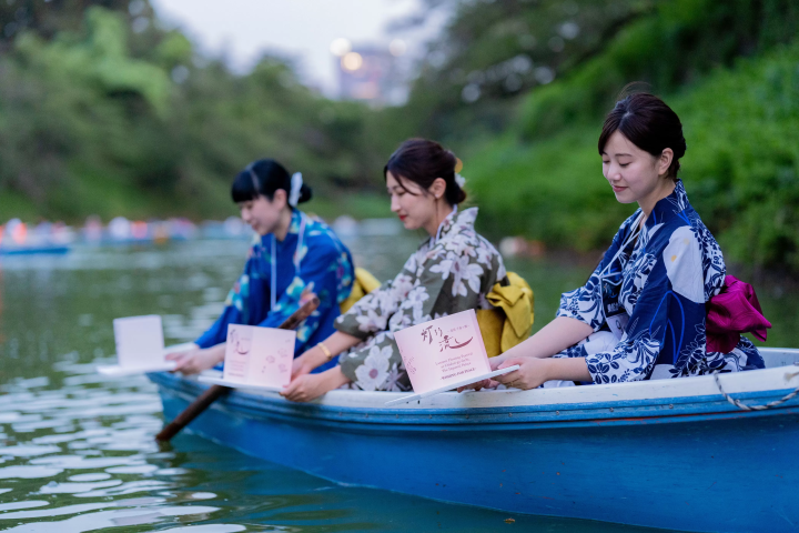 "Lantern Floating Festival at Chidori-ga-fuchi, The Imperial Palace" will be held on two consecutive nights this year on Wed. July 24, Thu. 25, 2024 2nights!