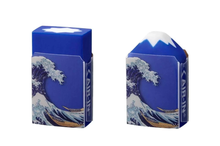 PLUS富士山橡皮擦新品！限定葛飾北齋款2