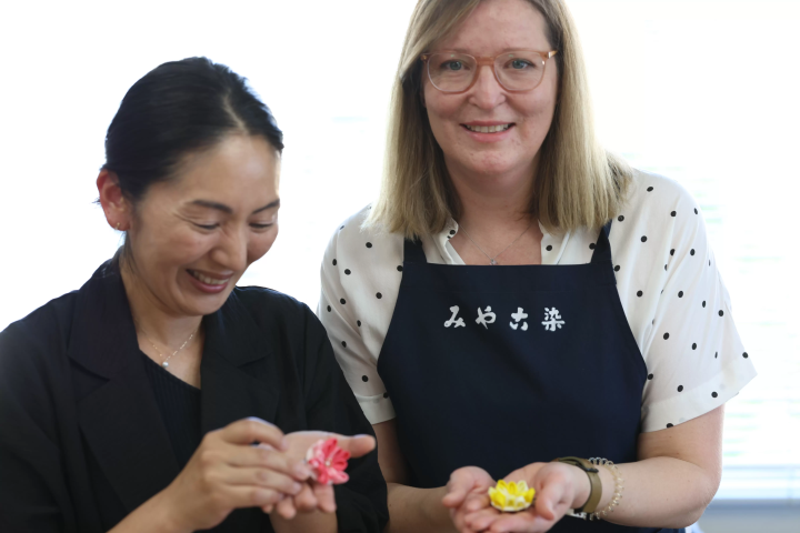 도쿄 니혼바시에서 개최·에도 시대부터 전해지는 일본의 전통 문화 체험 “노브 세공과 염색”