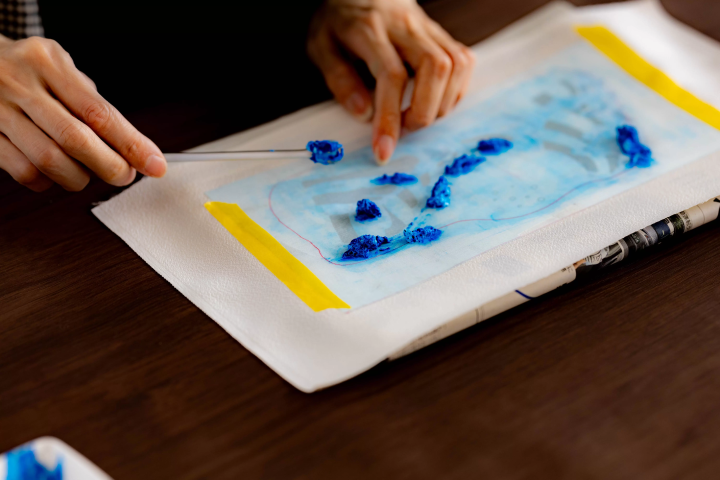 東京日本橋開催・日本の伝統文化体験　日本刺繍と染めで作るタンブラー