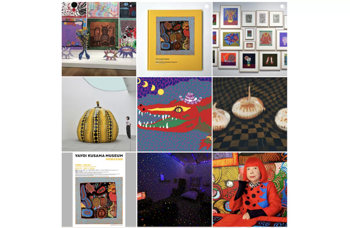 จากอินสตาแกรมอย่างเป็นทางการของพิพิธภัณฑ์ยาโยอิ คุซามะ 