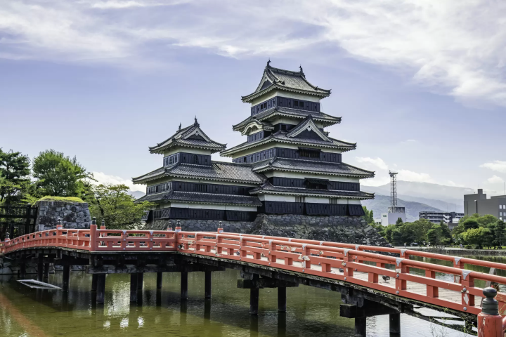 【長野】松本繩手通商店街、松本城