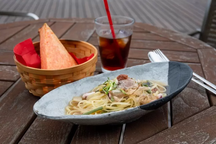 ▲充分使用當地食材的義大利面很受歡迎 