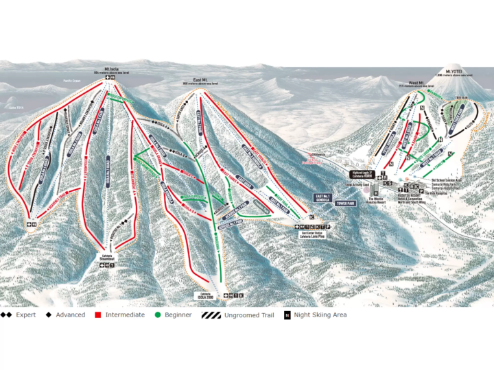 想要享受粉雪的人一定要来看看！距新千岁机场1小时30分钟以内的12家滑雪场推荐！提供坂度信息