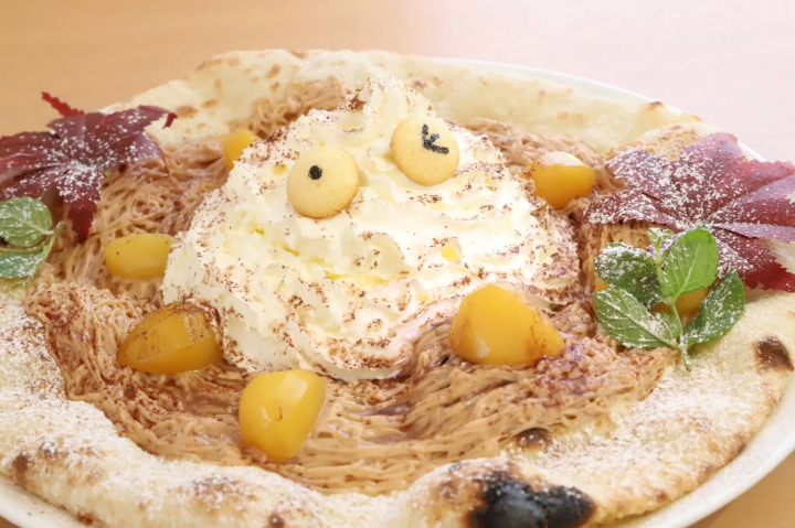 Miele 的甜披薩 - Mont Blanc Pizza 