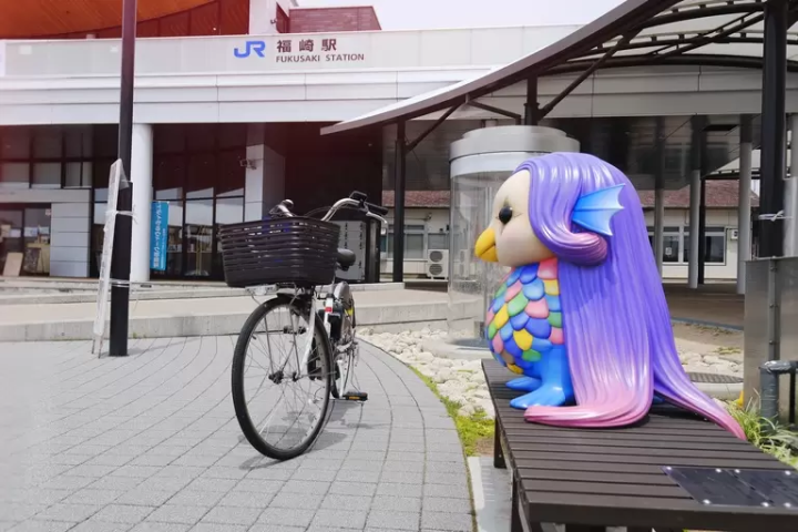 Visit the Fukusaki Town Ekimae Tourist Exchange Center to rent bicycles!