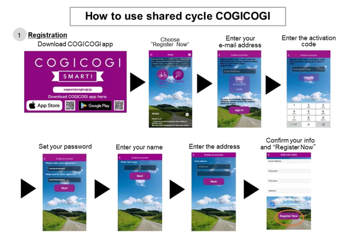 【福冈、八女】骑着电动自行车畅游八女的大自然！如何租共享单车