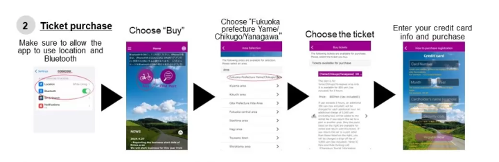 【福冈、八女】骑着电动自行车畅游八女的大自然！如何租共享单车