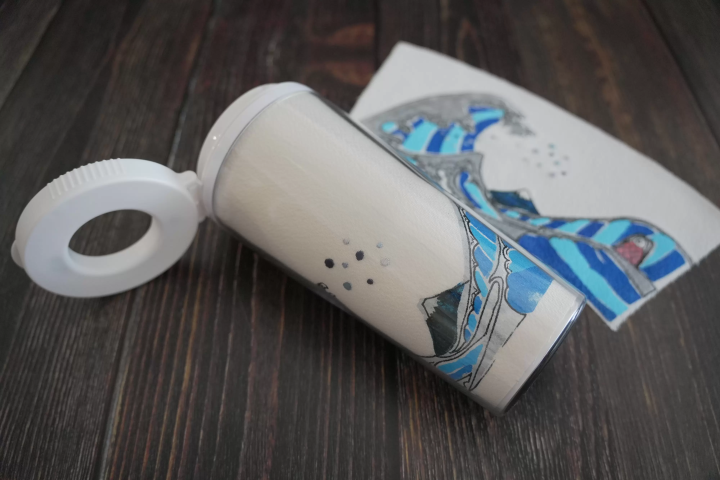 東京日本橋開催・日本の伝統文化体験　日本刺繍と染めで作るタンブラー