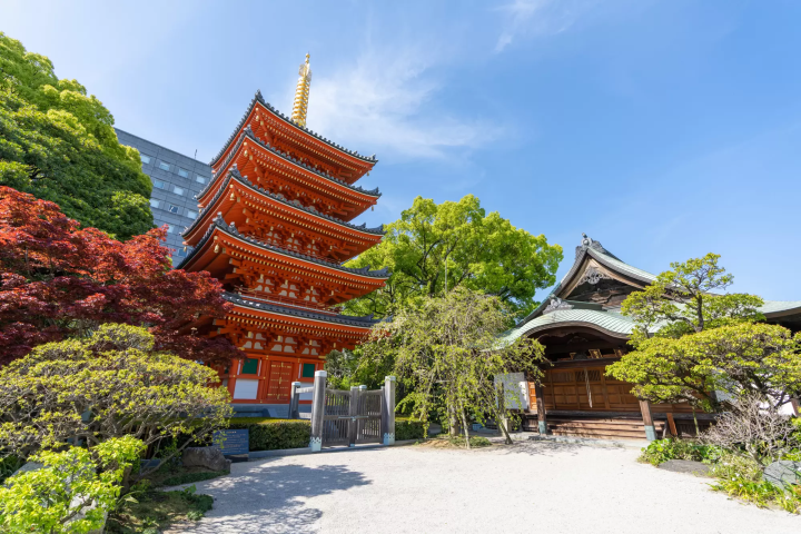 pagoda at buddhist temple
