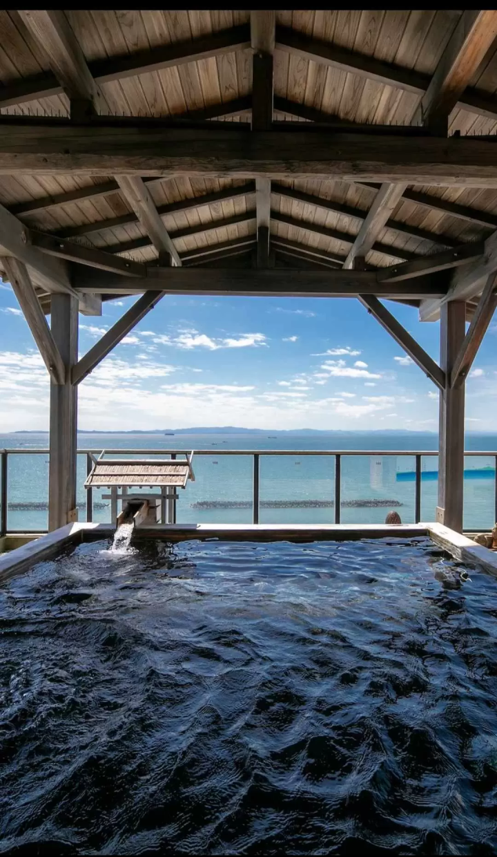 Enjoy natural hot springs with meals while relaxing in your room. [Day trip plan]