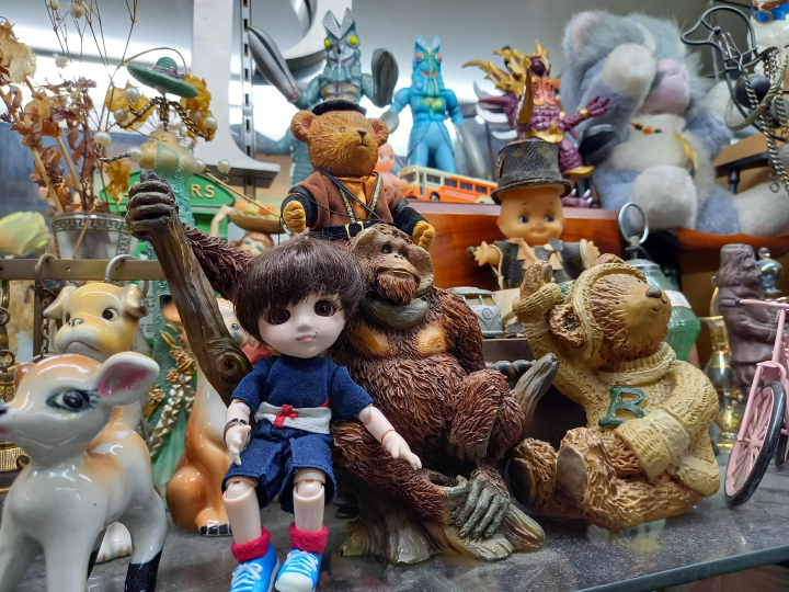 它就像一個小博物館。直方的回收店/古董店“Pavement”