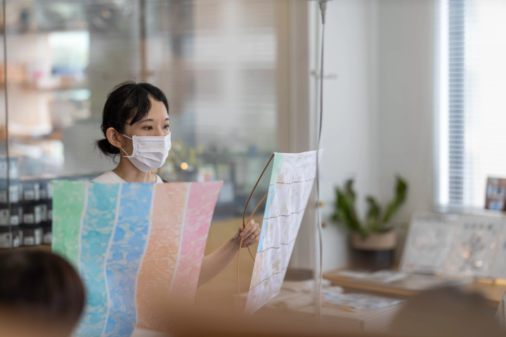 ประสบการณ์การย้อมสีโอกินาว่า Bingata