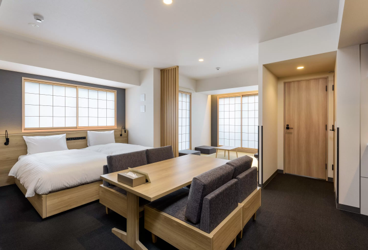 "미마루"호텔에서 유모차 및 휠체어 대여 서비스 "babycal"을 제공합니다.