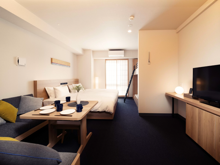 "미마루"호텔에서 유모차 및 휠체어 대여 서비스 "babycal"을 제공합니다.