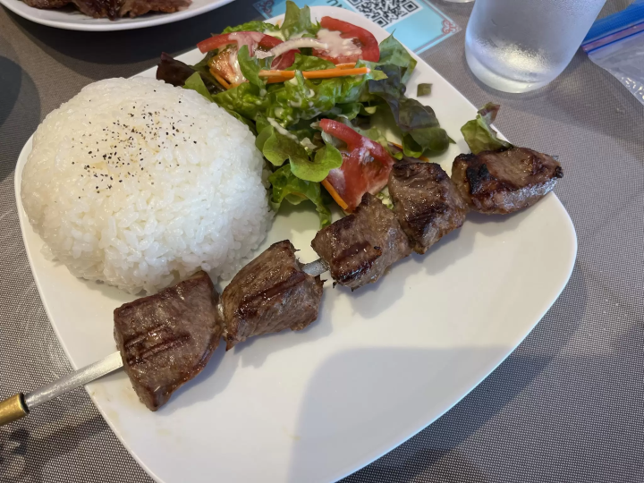 (Grilled Lamb Skewers)<br> 