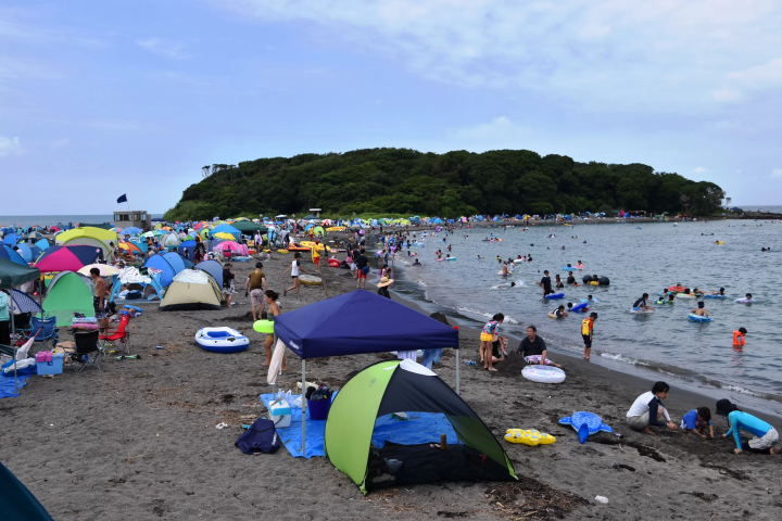 걸어 건너는 무인도 「오키노섬」에서 놀자!