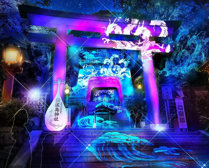 Summer in Enoshima 2024: Mystical Shrine Light-ups and 1,000 Lanterns
