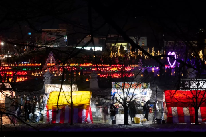 Enjoy the Enchanting Snow Lantern Festival, the Largest Winter Event in Tohoku!