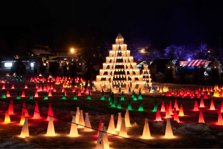Enjoy the Enchanting Snow Lantern Festival, the Largest Winter Event in Tohoku!