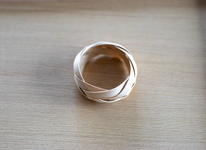 염색하고 만드는 대나무 팔찌