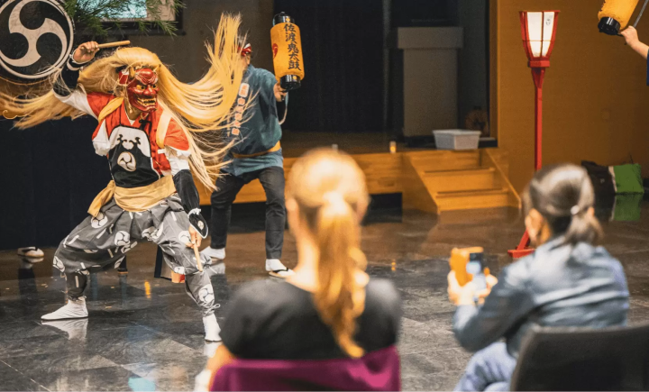 佐渡的传统艺能“鬼大鼓” 