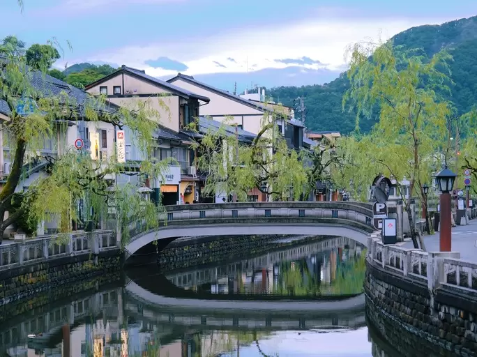 现在的城崎温泉 