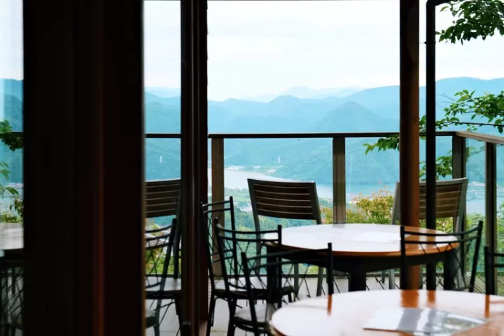 眺望阳台咖啡厅全景表 