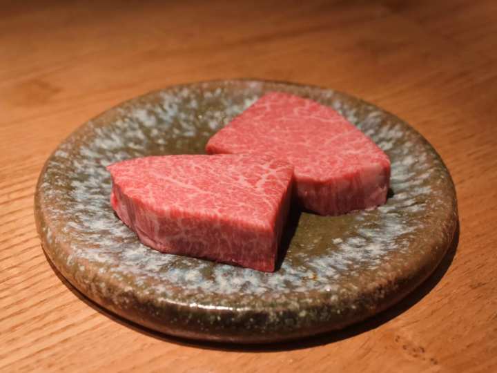 Enjoy a course of Wagyu beef and wine!