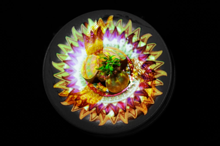 풀코스와 디지털 아트가 융합하는, TREE by NAKED yoyogi park의 「먹는 아트 체험」