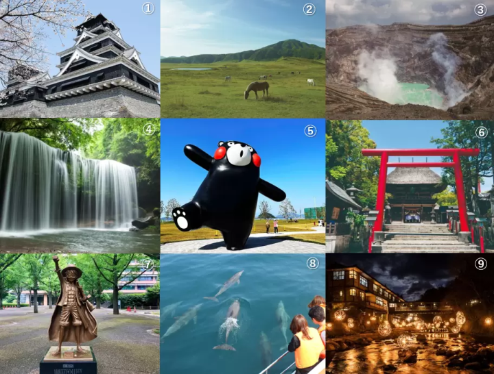 有关从海外和日本其他地区前往熊本县的方法以及前往熊本县各地的方法的信息。