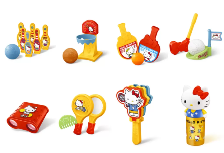 日本麥當勞兒童餐　Plarail鐵道& Hello Kitty玩具4