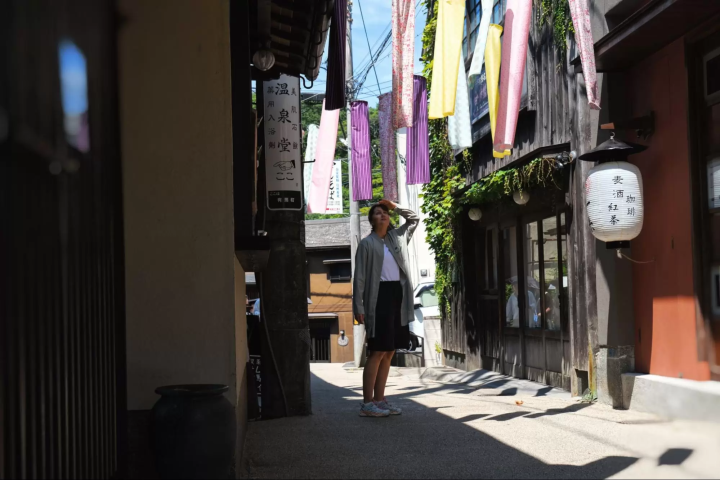 The quiet streets of Arima Onsen