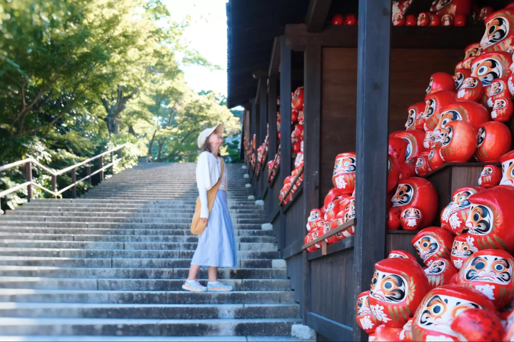 勝尾寺有名的攝影地點