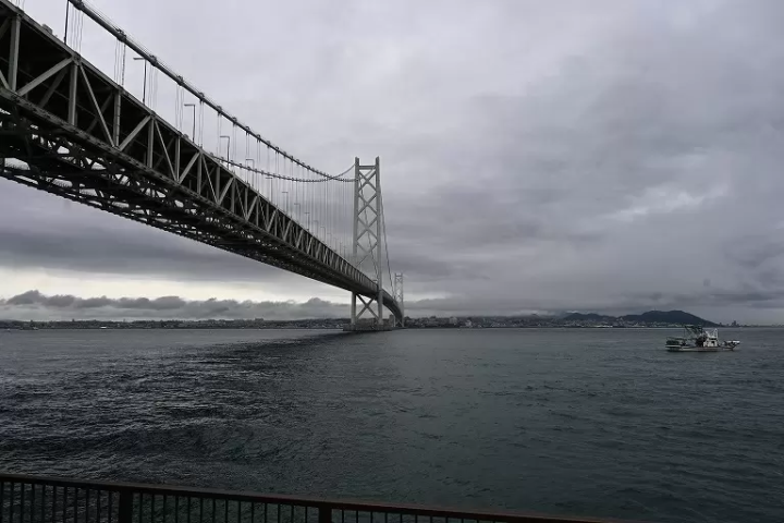▲Akashi Kaikyo Bridge<br>