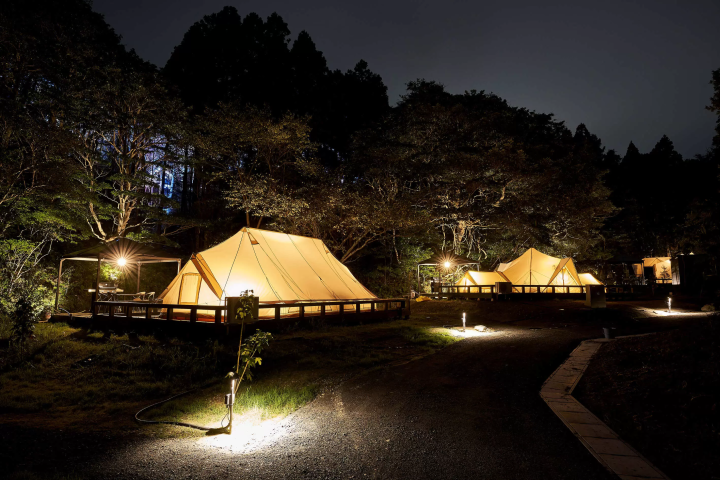 住在 teamLab作品裡頭！？ 茨城「五浦幽谷隱田跡溫泉」 奢華露營設施將於9月30日(開幕！