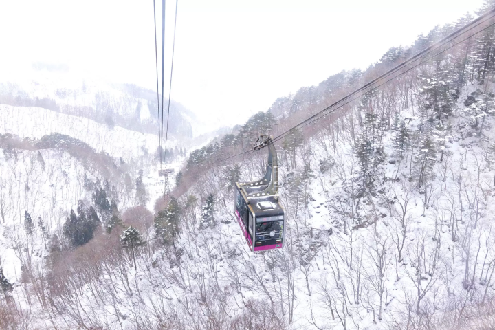 在米澤的「天元台高原滑雪場」，您可以享受冬季運動直到春天！